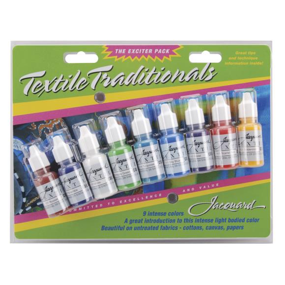 Jacquard Textile Color Exciter Pack .5oz 9/Pkg