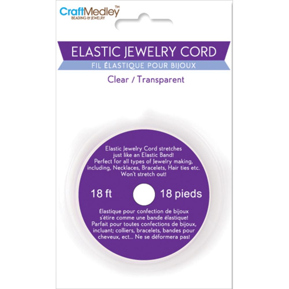 Craft Medley Elastic Jewelry Cord .8mm X 18'