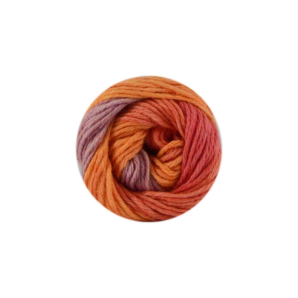 Yarn Home Cotton -56- Orange Stripe