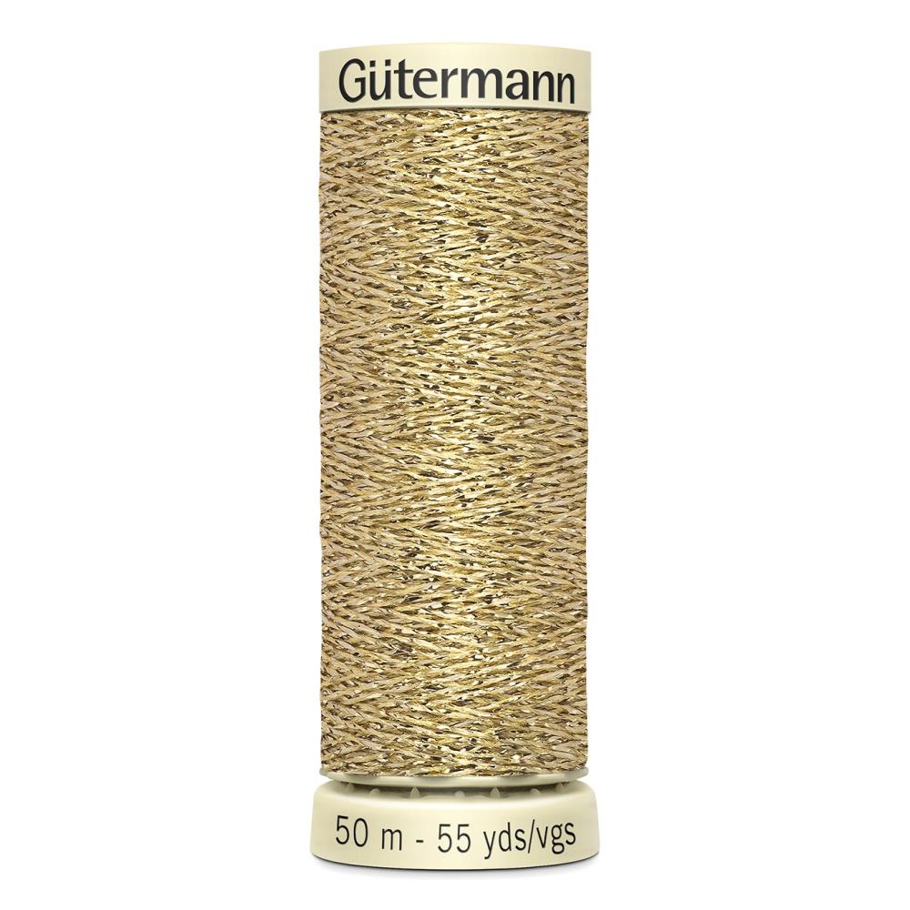 Gutermann Sparkle Metallic Thread 50m - Gold