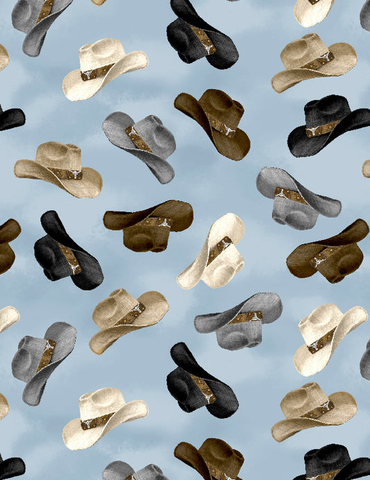 Riders On The Range - Hat Toss -  Blue