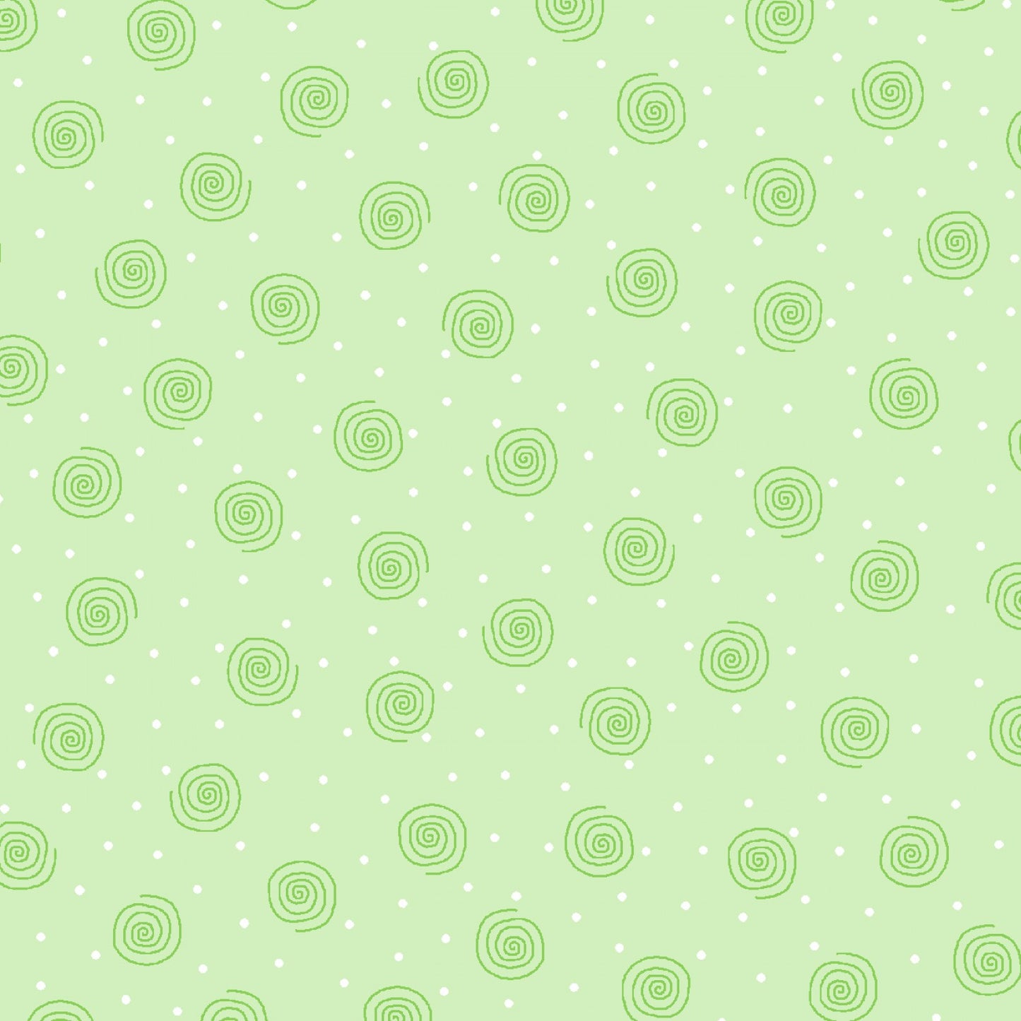 Flannel Green Squiggle