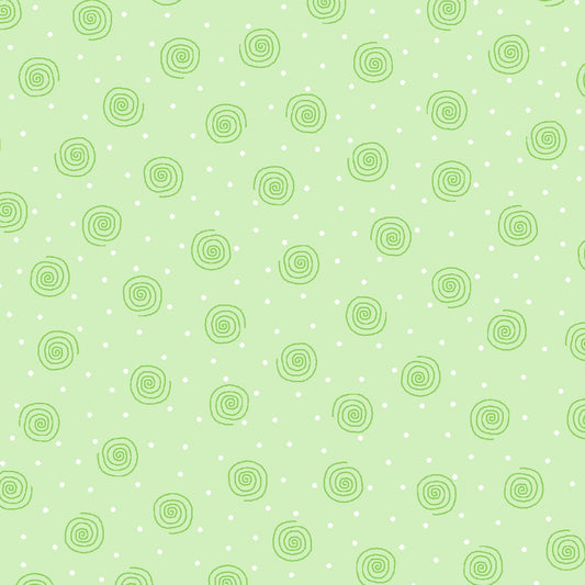 Flannel Green Squiggle