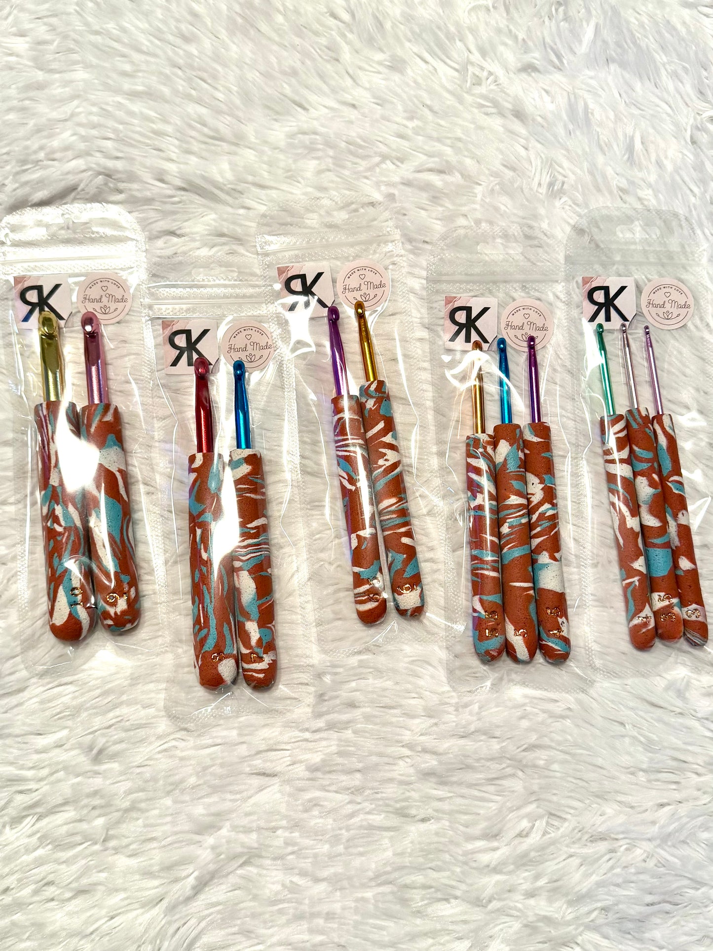 Crochet Hook Set - Canyon Marble