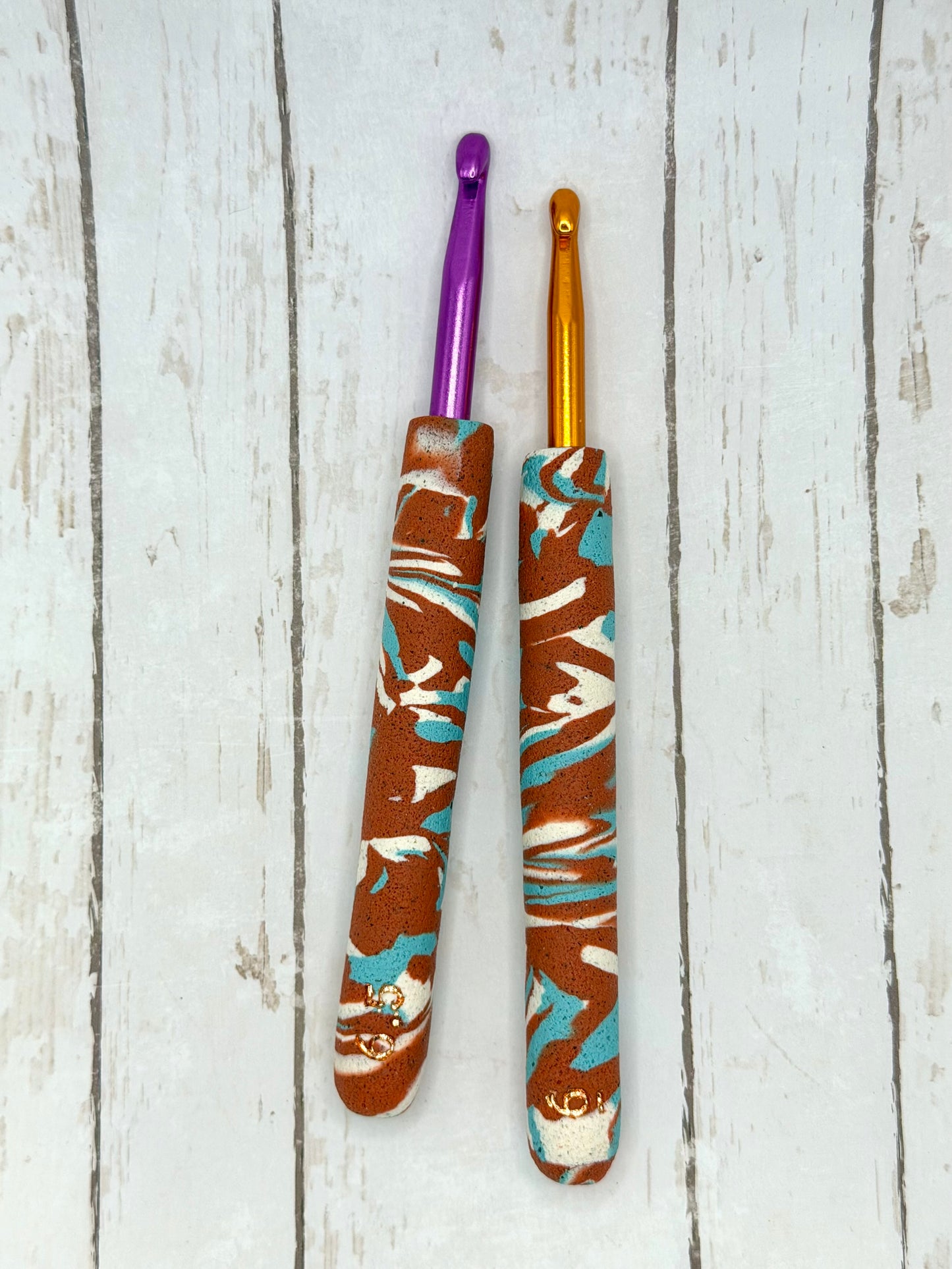 Crochet Hook Set - Canyon Marble