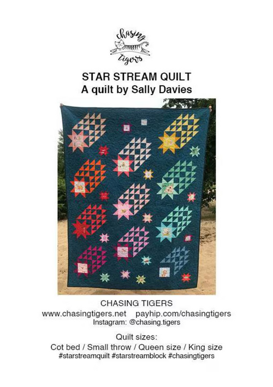 Sally Davies Star Stream Quilt Pattern