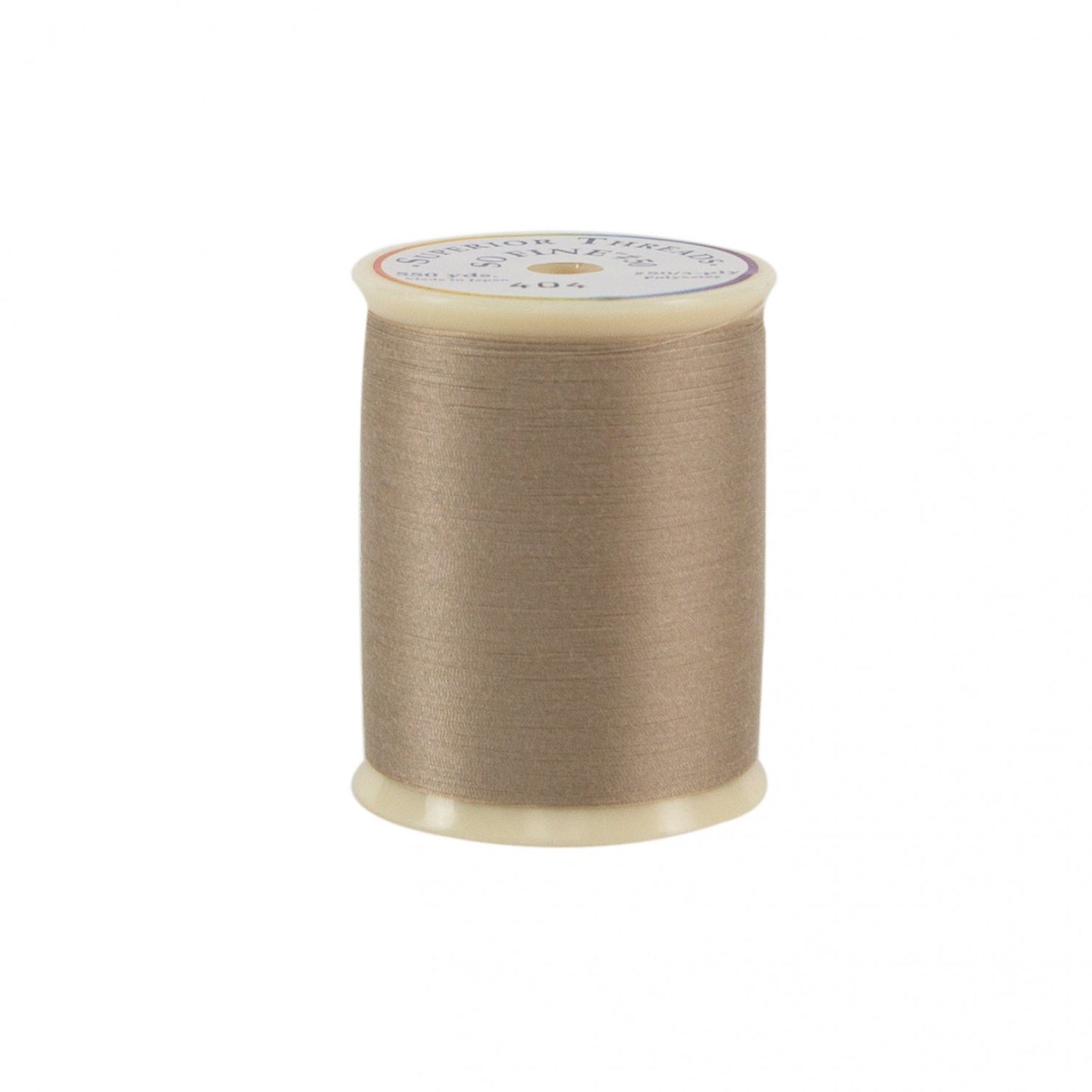 404 So Fine Polyester Thread 3-ply 50wt 550yds Mushroom