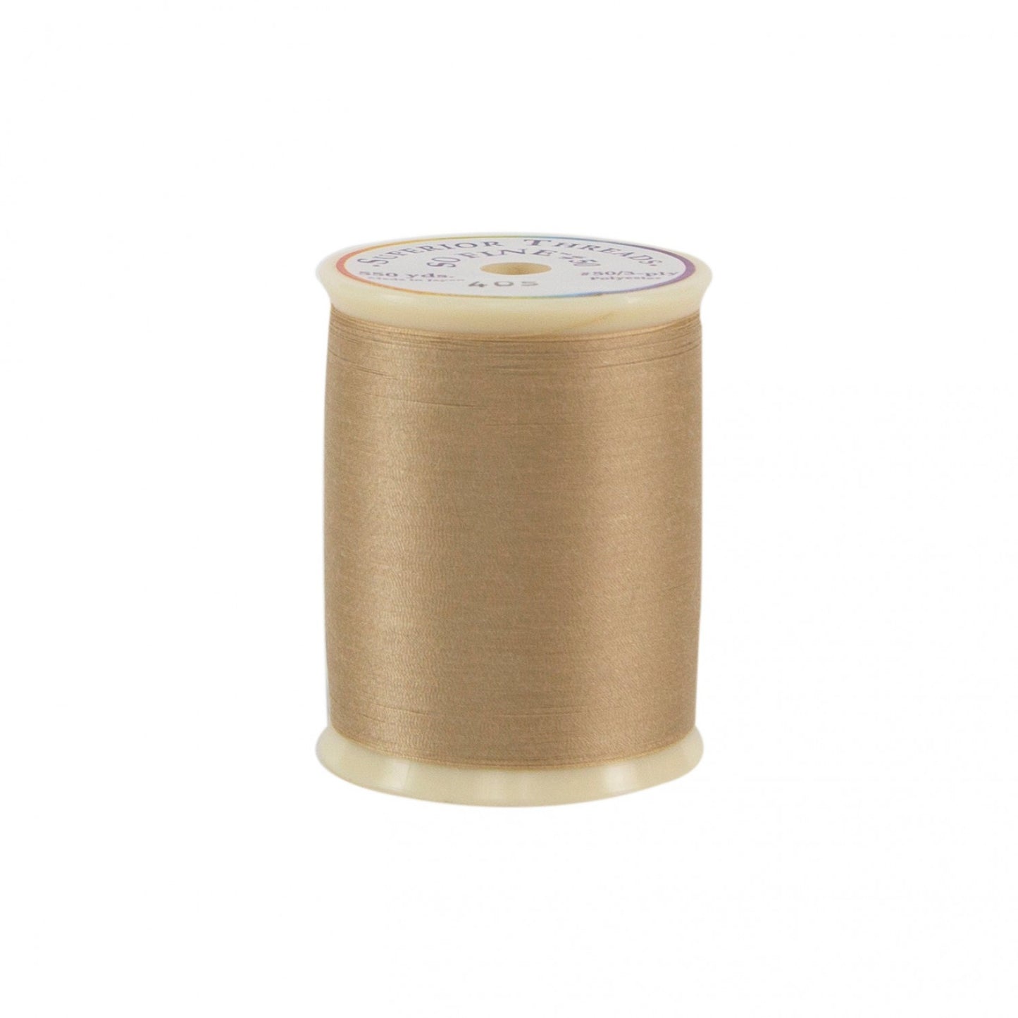 405 So Fine Polyester Thread 3-ply 50wt 550yds Cashew