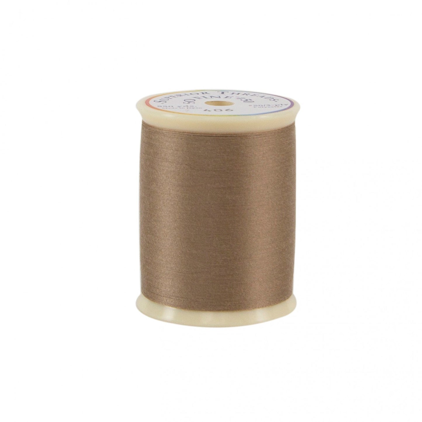 406 So Fine Polyester Thread 3-ply 50wt 550yds Toast