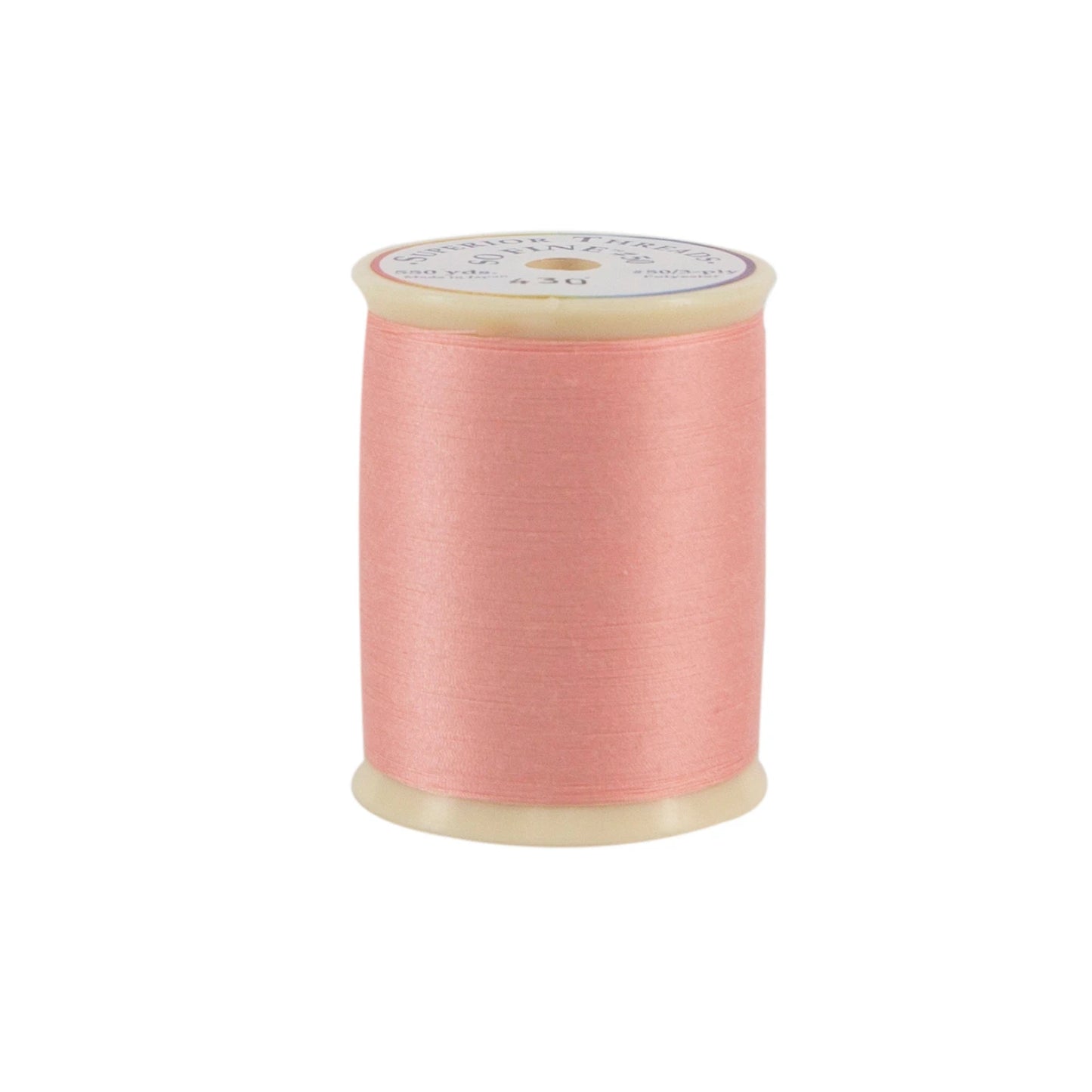 430 So Fine Polyester Thread 3-ply 50wt 550yds Peach Tart