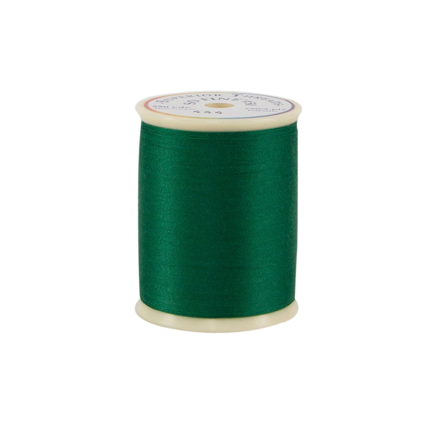 444 So Fine Polyester Thread 3-ply 50wt 550yds Evergreen