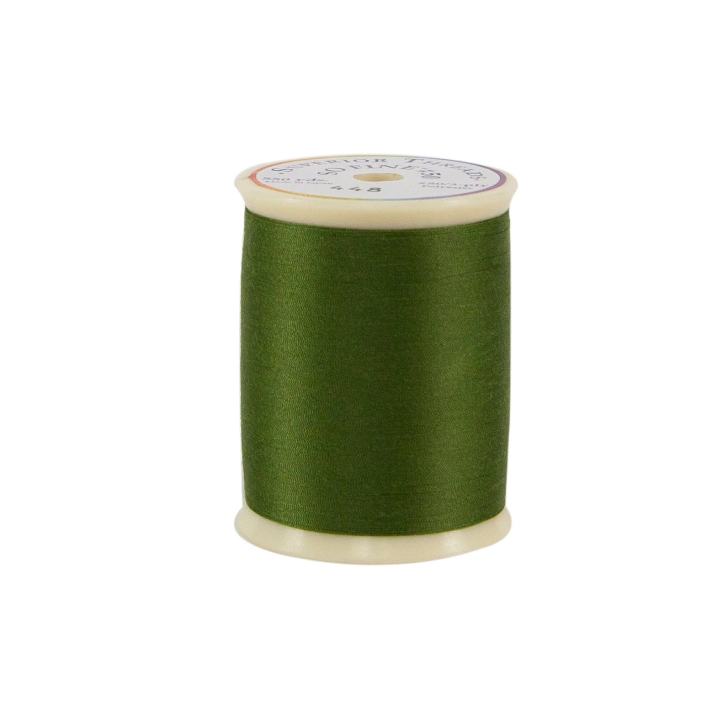 448 So Fine Polyester Thread 3-ply 50wt 550yds Olive