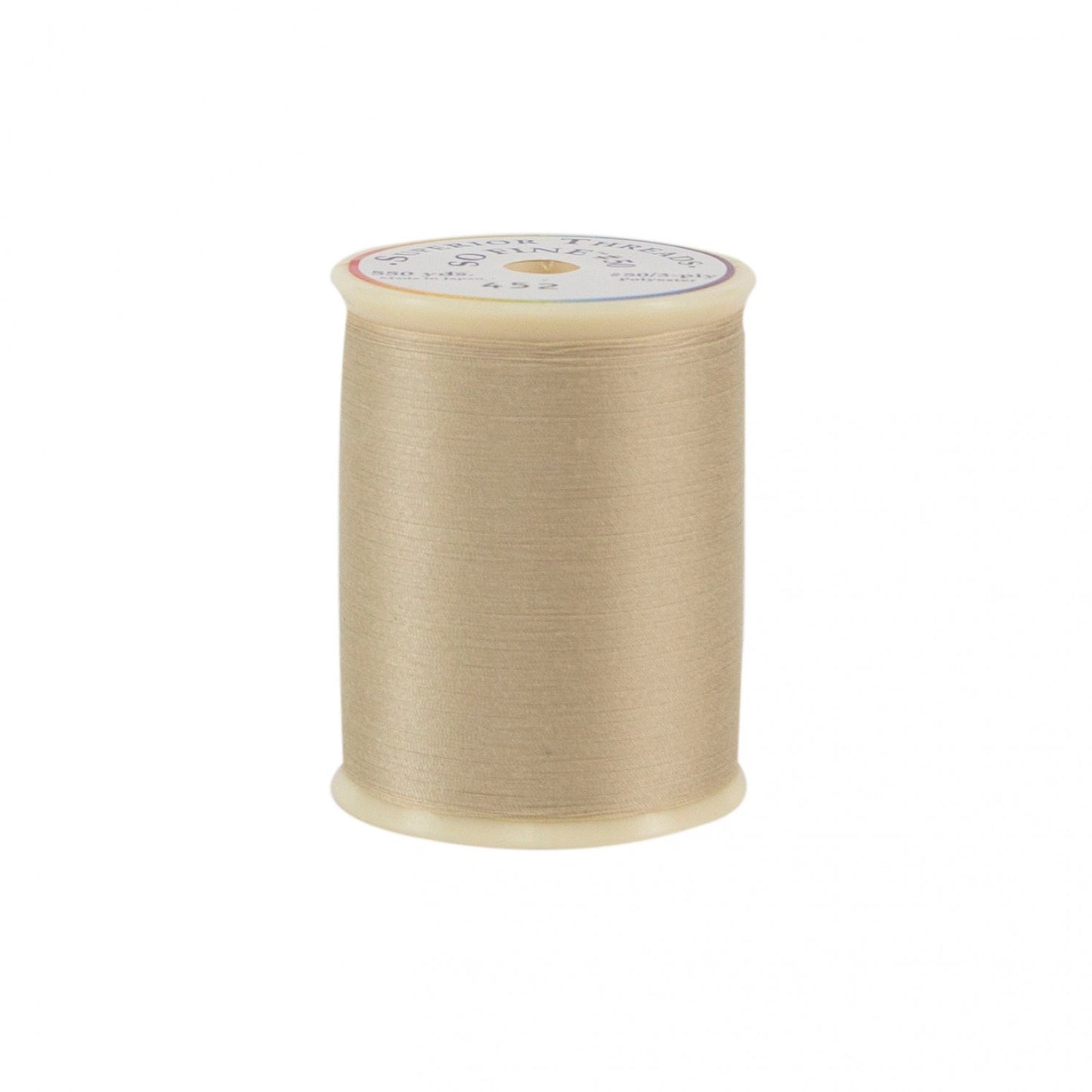 452 So Fine Polyester Thread 3-ply 50wt 550yds Bone