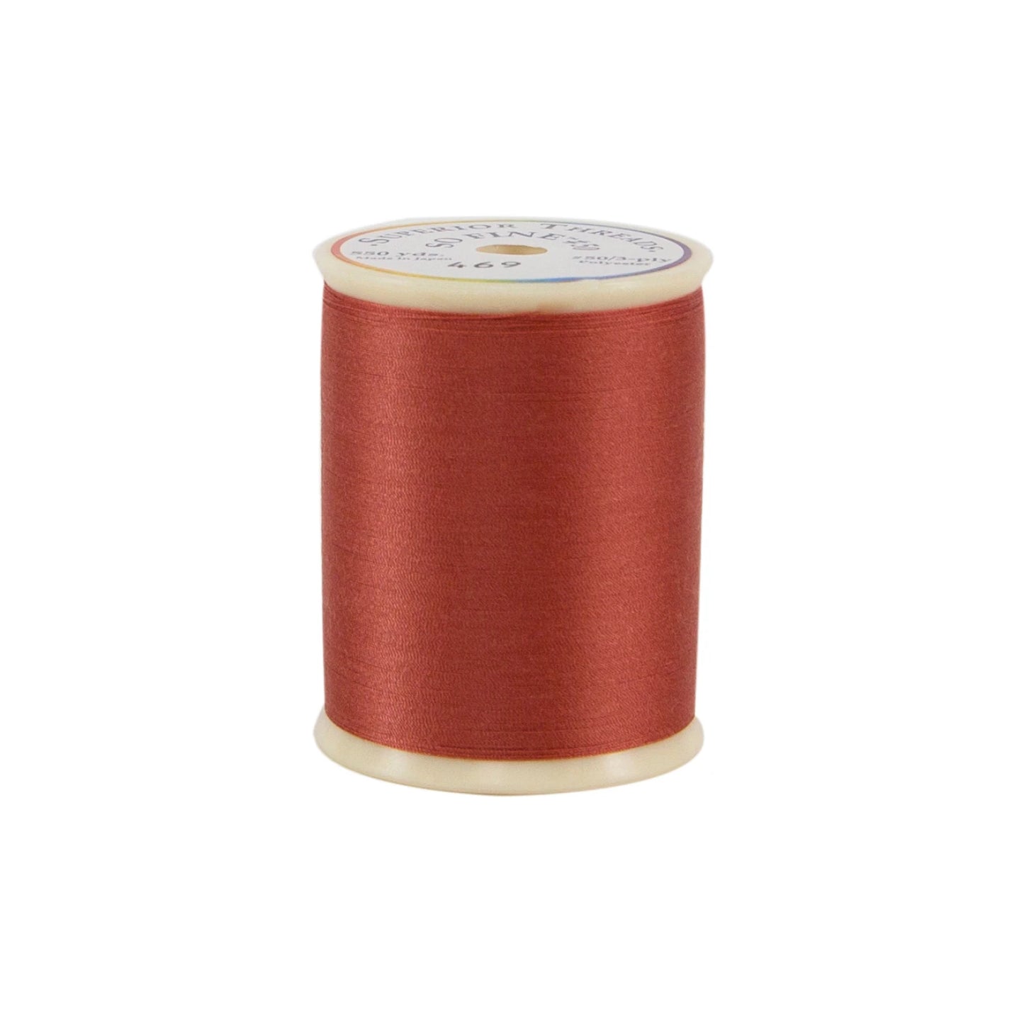 469 So Fine Polyester Thread 3-ply 50wt 550yds Red Fox