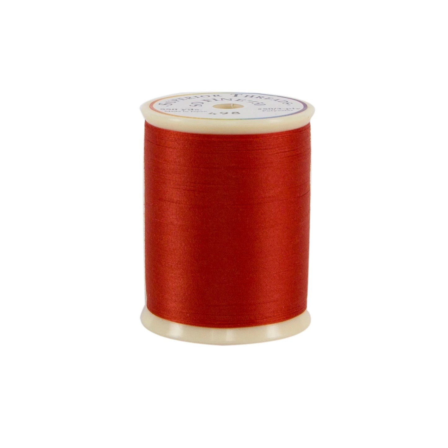 498 So Fine Polyester Thread 3-ply 50wt 550yds Indian Paintbrush
