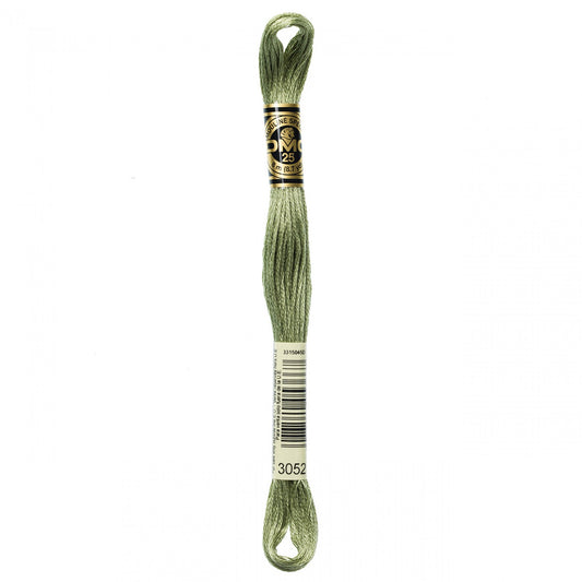 Floss 3052 Medium Green Gray