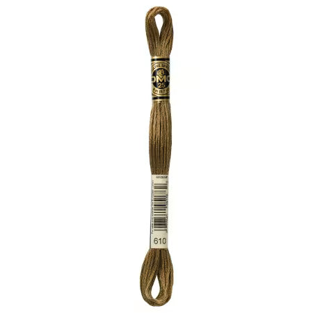 Floss 610 Dark Drab Brown