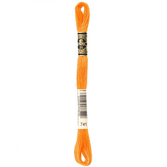 Floss 741 Medium Tangerine