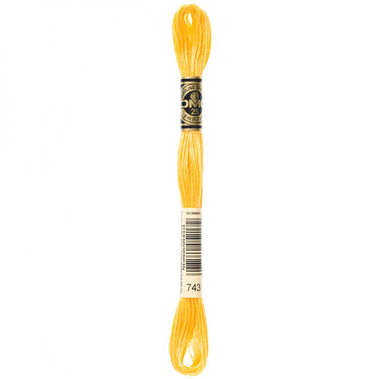 Floss 743 Medium Yellow