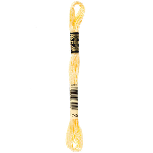 Floss 745 Light Pale Yellow