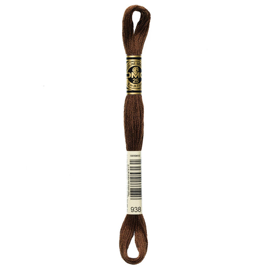 Floss 938 Ultra Dark Coffee Brown