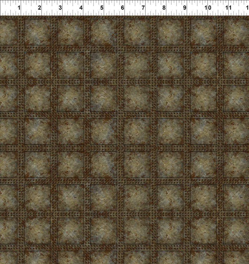 Steampunk - 12ST-1 Gray Rivets