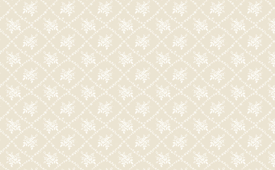 Rose Trellis Ecru - 14648-07
