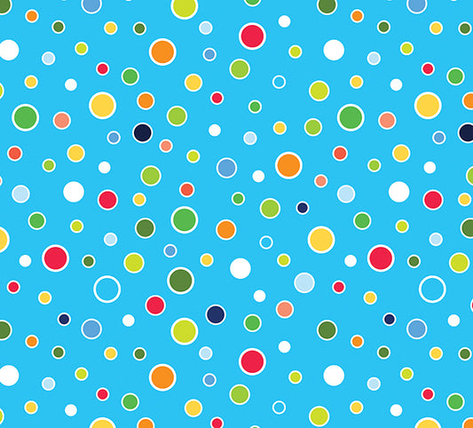 Glowing Dots Medium Turquoise