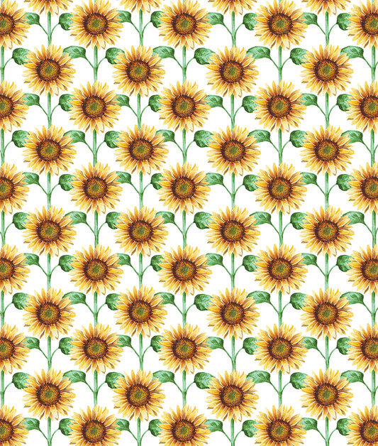 Green Acres - Sunflower Field White - 15338-09