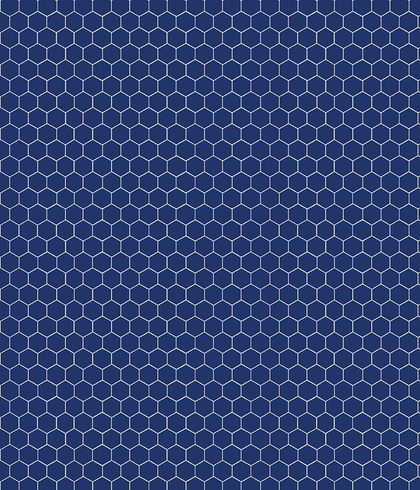 Green Acres - Chicken Wire Navy - 15340-57