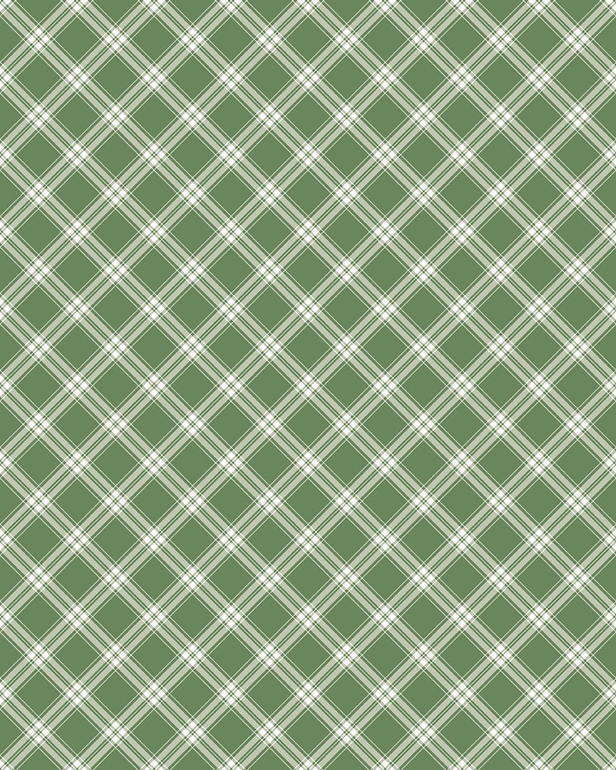 Green Acres - Farm Plaid Green- 15344-44