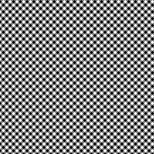 Sweet Gingham - Black/White - 17237-13