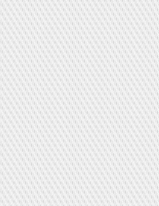 Wavy Diamonds White-on-White 1817 39143 100
