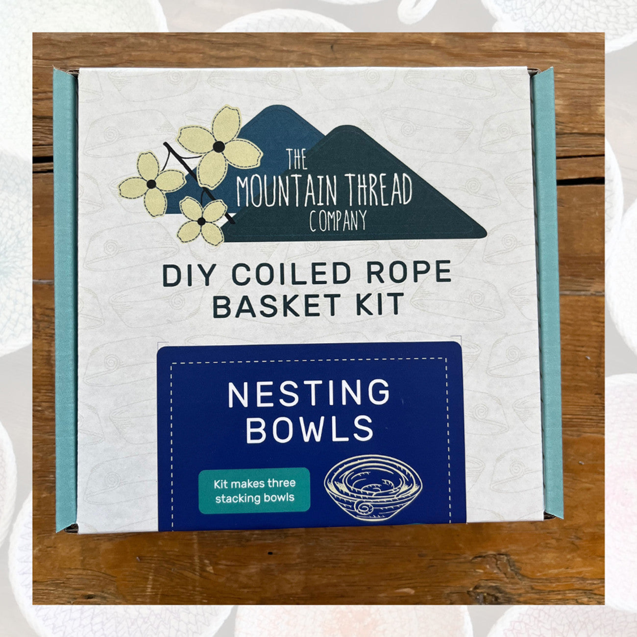 Coiled Rope Basket Kit Nesting Bowls