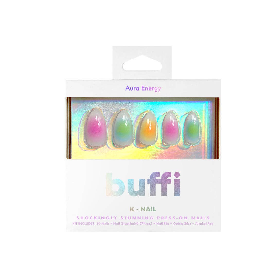 BUFFI PRESS-ON NAILS - AURA ENERGY