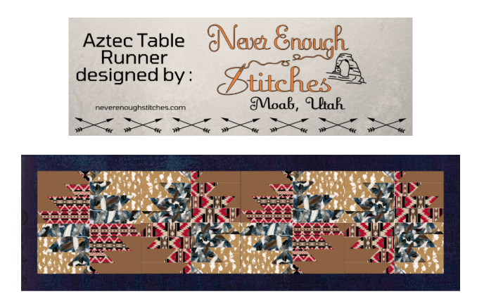 Aztec Table Runner Pattern