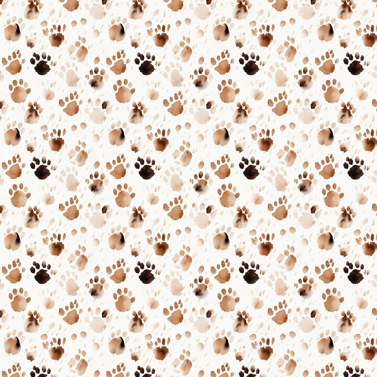 Paw & Whisker - Paw Prints - Tan - 21250606-01