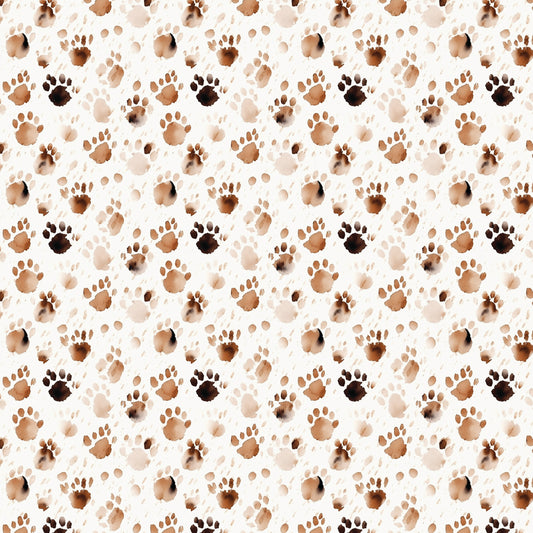 Paw & Whisker - Paw Prints - Tan - 21250606-01