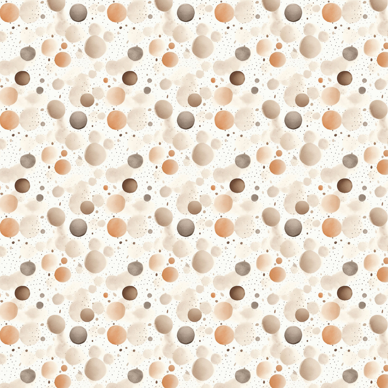 Paw & Whisker - Watercolour Dots - Tan - 21250607-01