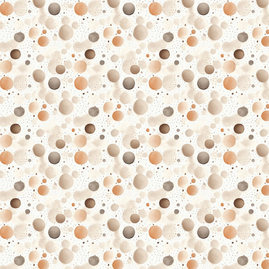 Paw & Whisker - Watercolour Dots - Tan - 21250607-01