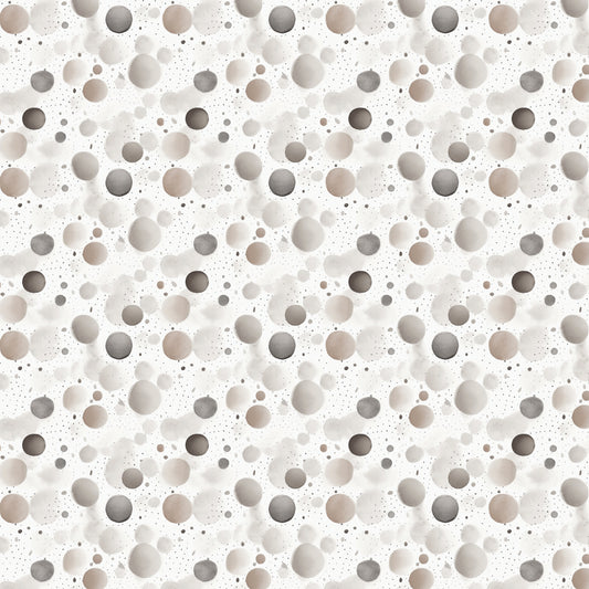 Paw & Whisker - Watercolour Dots - Grey - 21250607-02