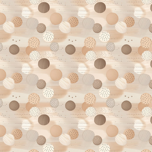 Paw & Whisker - Textured Dots - Tan - 21250608-01