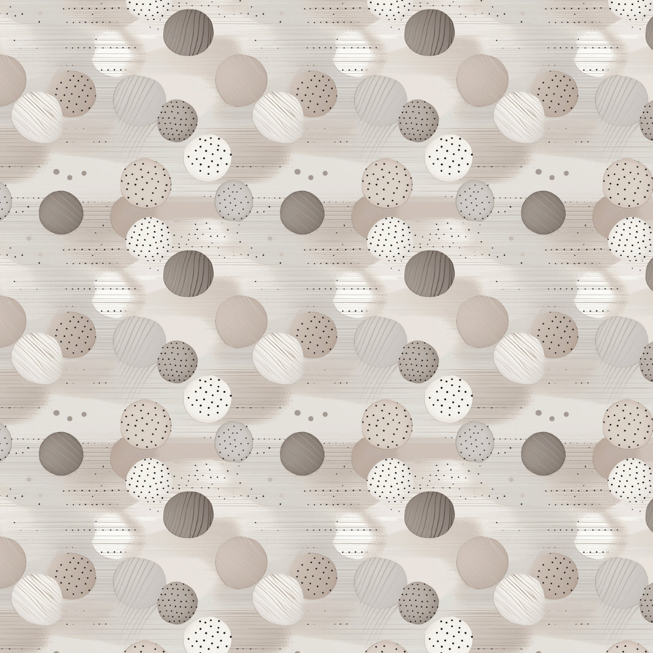 Paw & Whisker - Textured Dots - Grey - 21250608-02
