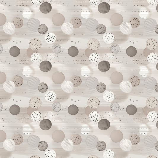 Paw & Whisker - Textured Dots - Grey - 21250608-02