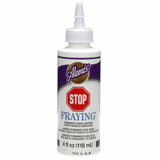 Aleenes Stop Fraying Glue 4oz Bottle