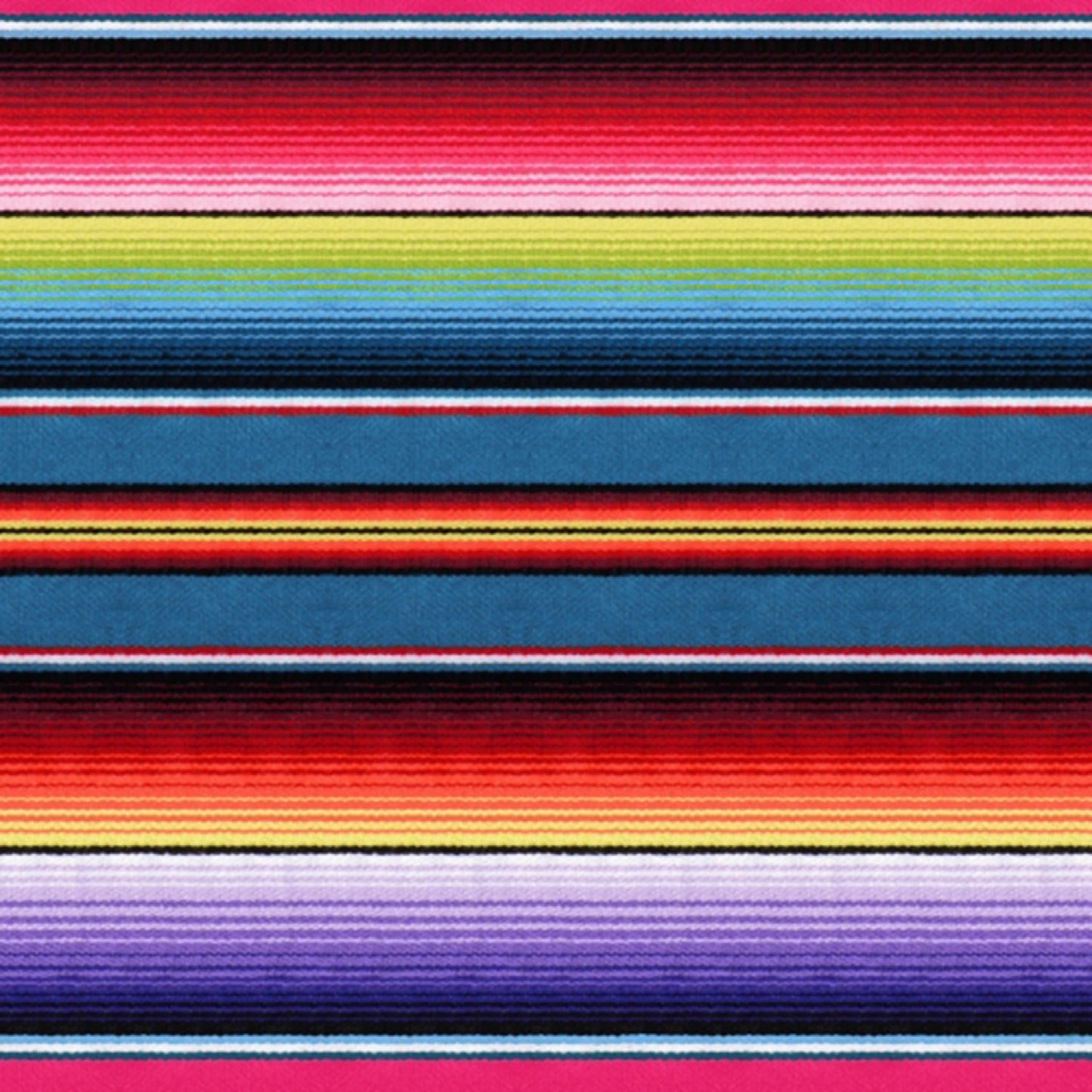 Blue Mexican Sombrero Stripe