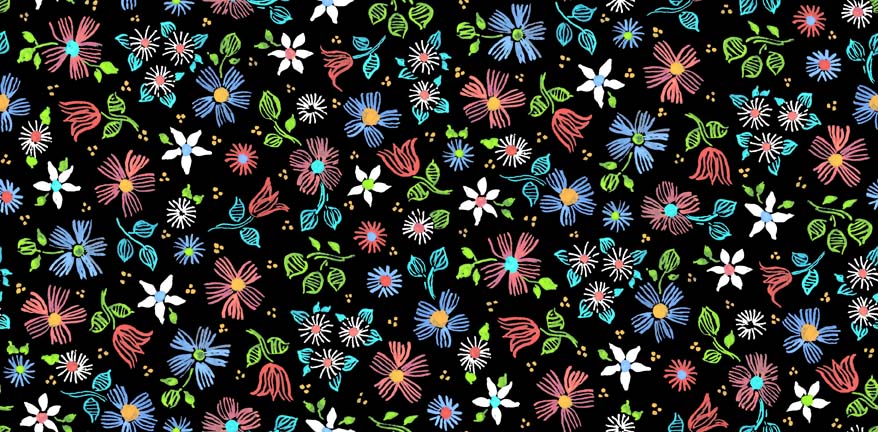 Twilight Garden Spaced Floral J