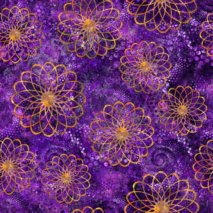 Twilight Spiral Floral V