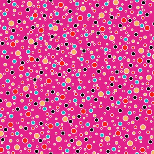 Bold Blooms Dots P