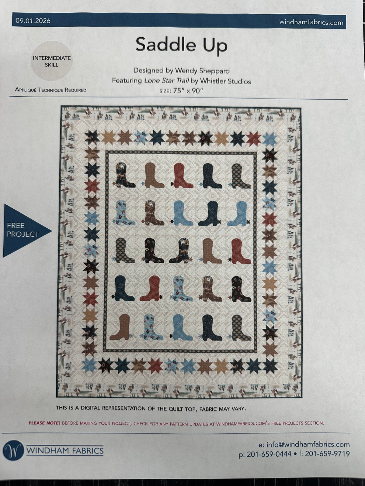 Saddle Up Quilt Kit